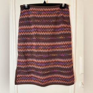 Missoni knit skirt
